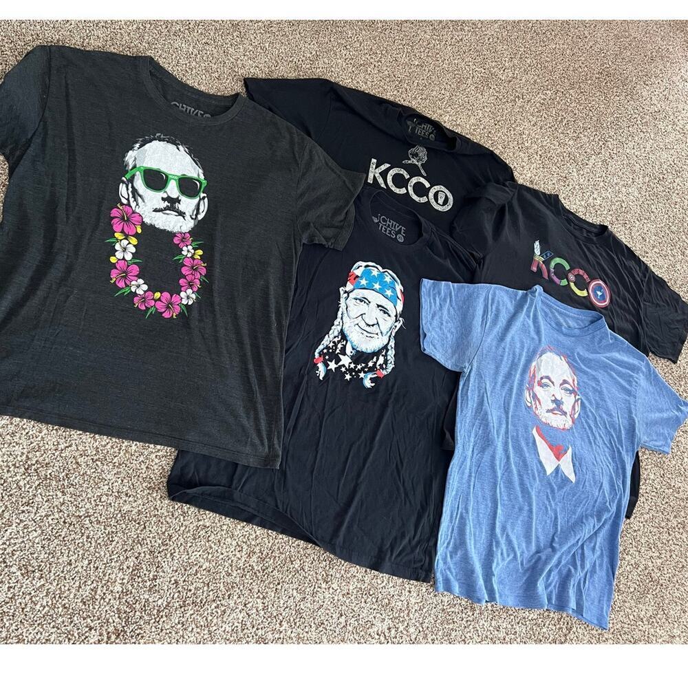 Chive Tees-Assorted BUNDLE of 5, Men's size XL
